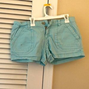 Light blue shorts